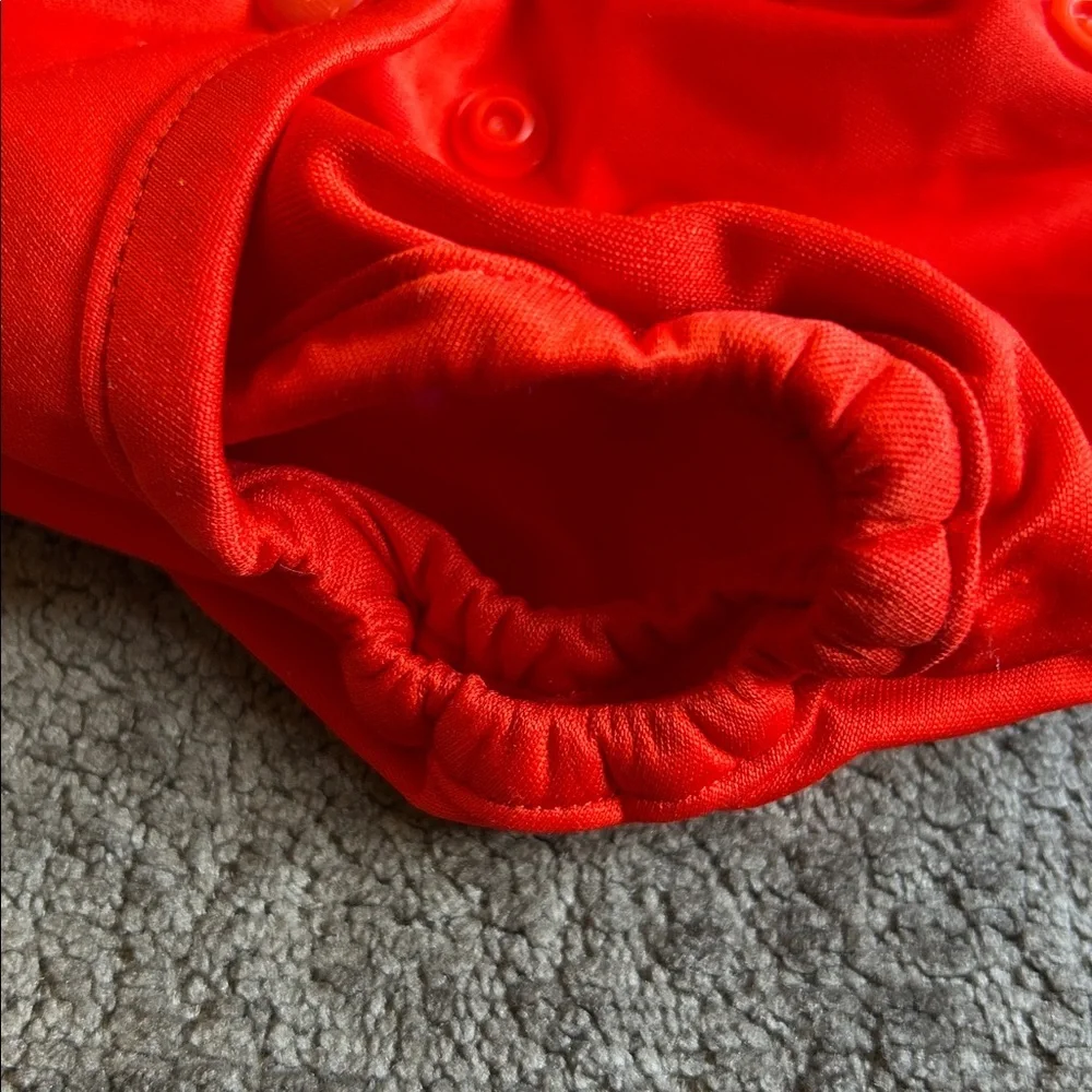 rump•a•rooz Red Cloth Diaper Newborn Cover